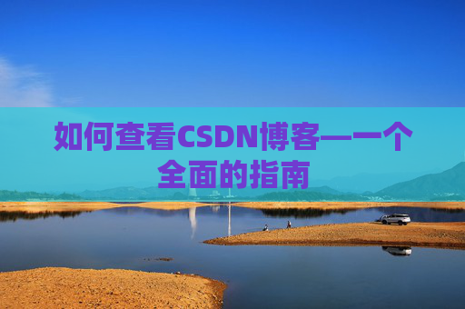 如何查看CSDN博客—一个全面的指南